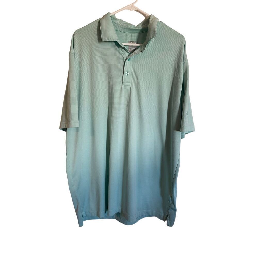 Callaway Mens Antigua Sand Opti-Dri™ Short Sleeve Performance Golf Polo Shirt XL